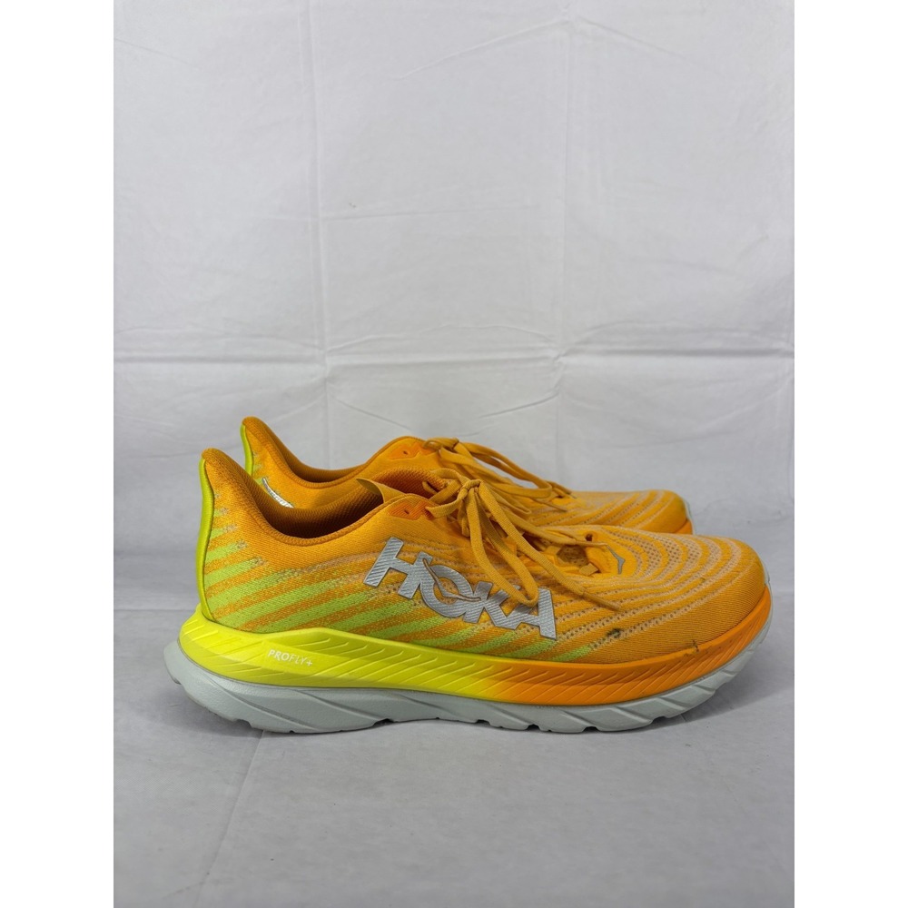 Hoka One One Mach 5 Running Sneaker Radiant Yellow Low Top 13D 1127893 RYEP